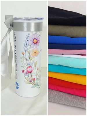 tavaszi virágok THERMOSZ/ivópohár + SAPKA