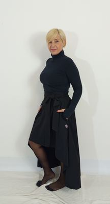 DÍVA szoknya - fekete