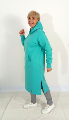 ÚJ JOKER pulcsiruha - türkiz