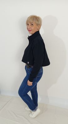 RIO galléros kardigán/boleró - fekete