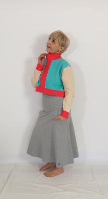 RIO galléros kardigán/boleró - barack/bézs/türkiz