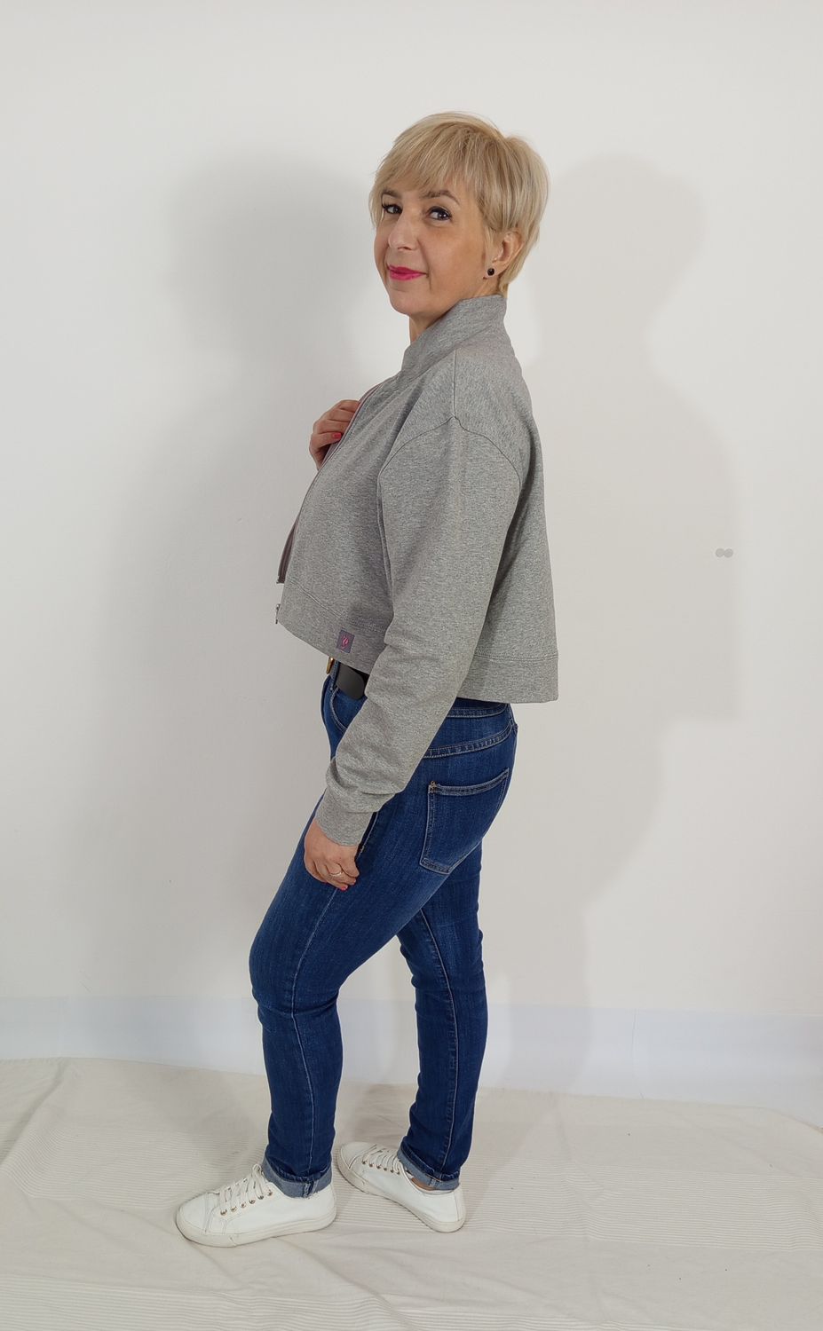 RIO galléros kardigán/boleró - szürke