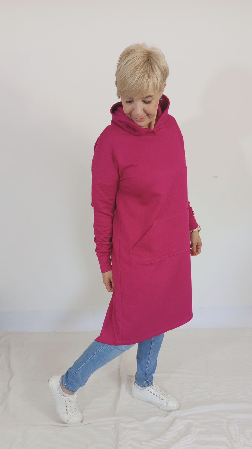 JOY pulcsiruha- fukszia