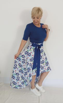 DÍVA szoknya - virágos