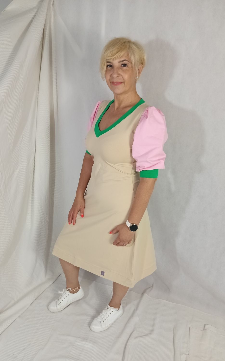 OLIMPIA ruha - rövid ujjal - 3 színnel