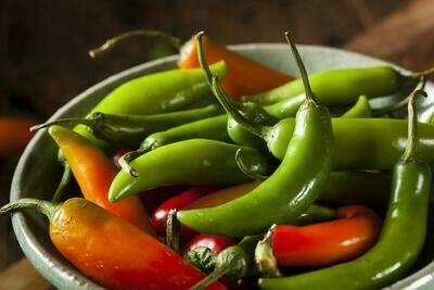 Chillies (Green) - 100g
