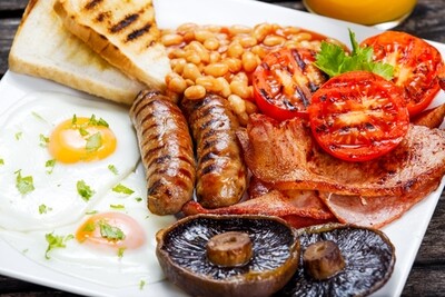 Full English Breakfast Box  - (please select)