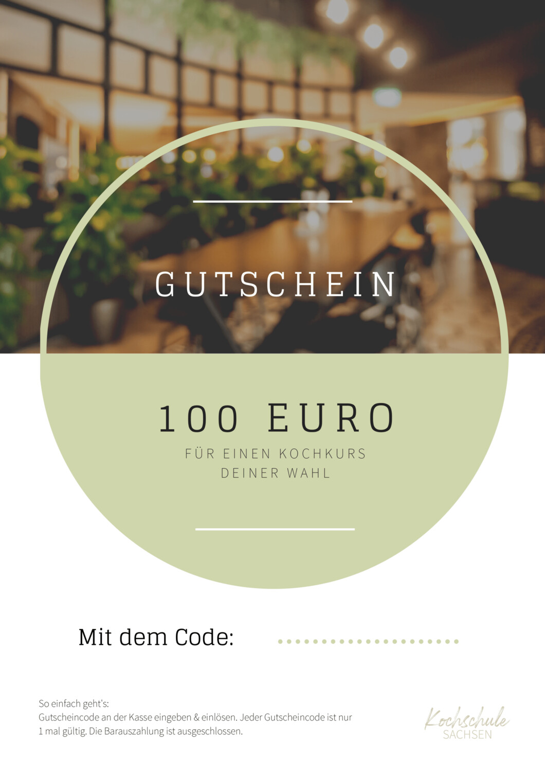 100 € Gutschein