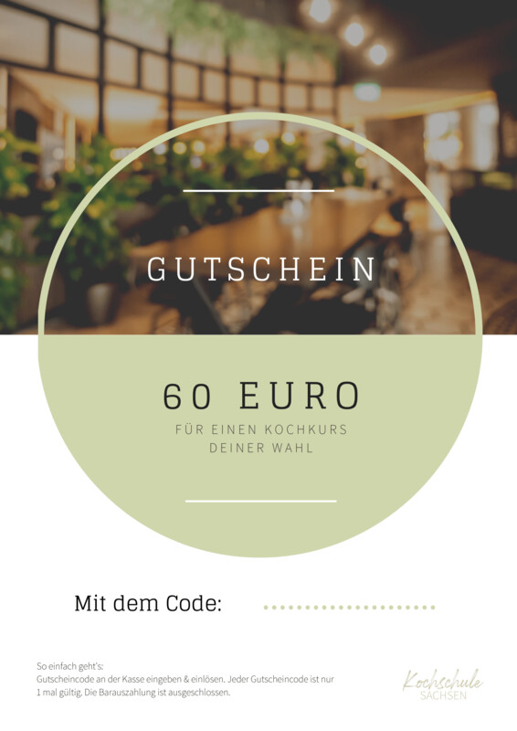 60 € Gutschein