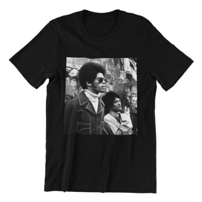 Jim Kelly & Bruce Lee Black T-shirt