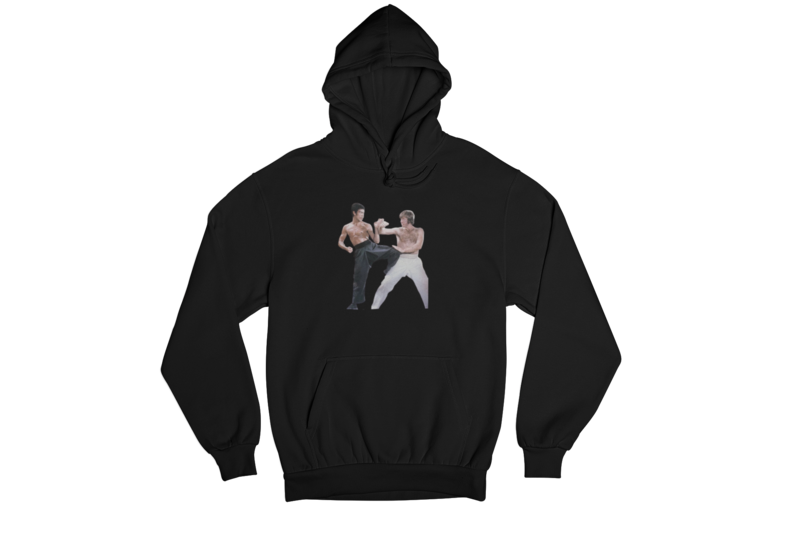 Bruce Lee Chuck Norris Hoodie