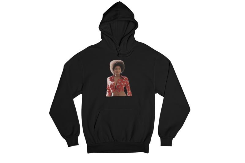 Foxy Brown Hoodie, Color: Black