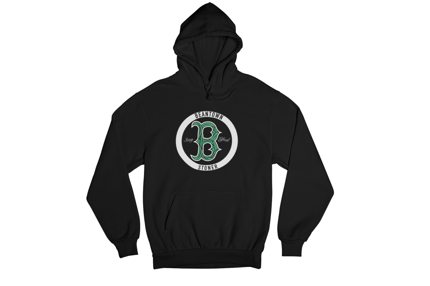 Beantown Stoner hoodie, Color: Black