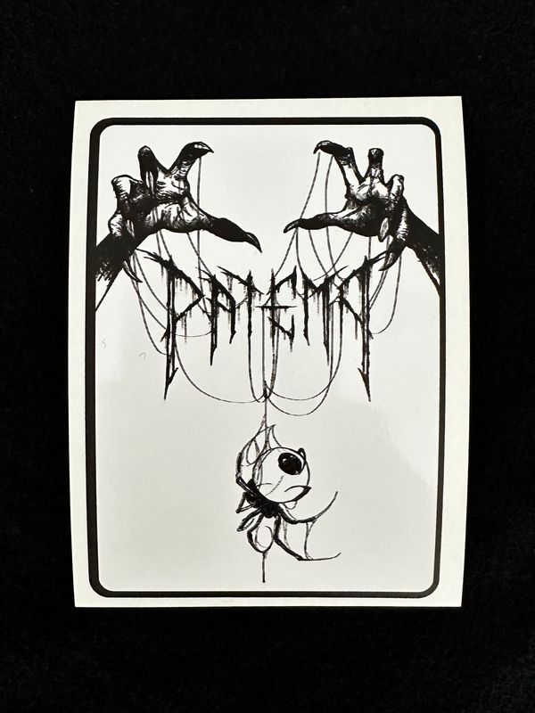 Patema - Black Metal Sticker