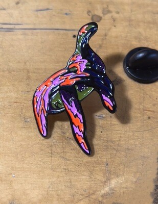 Flower Ooze 2.0 (enamel pin)