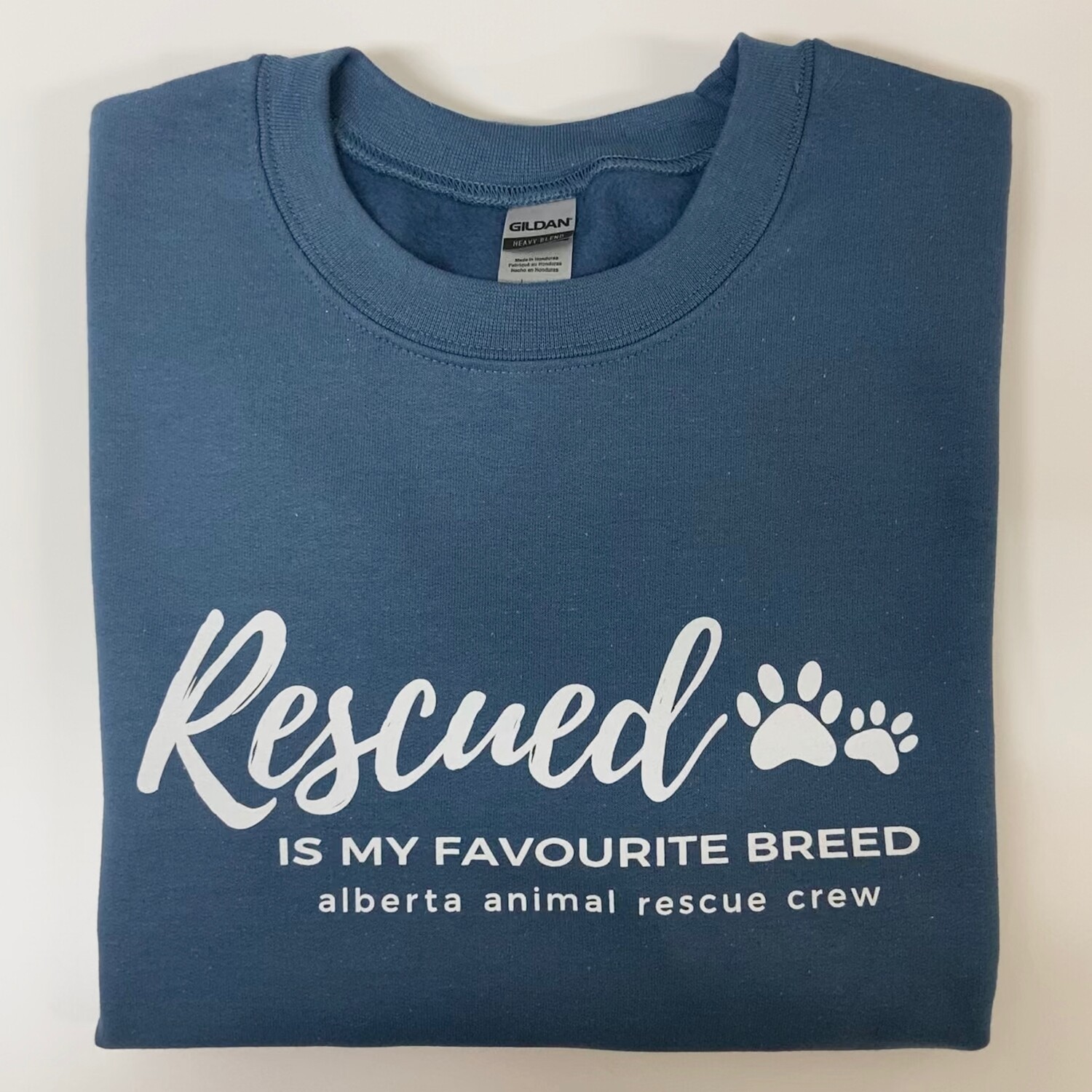 DISCONTINUED Clothing - Rescued is my Favourite Breed - Crewneck Sweater