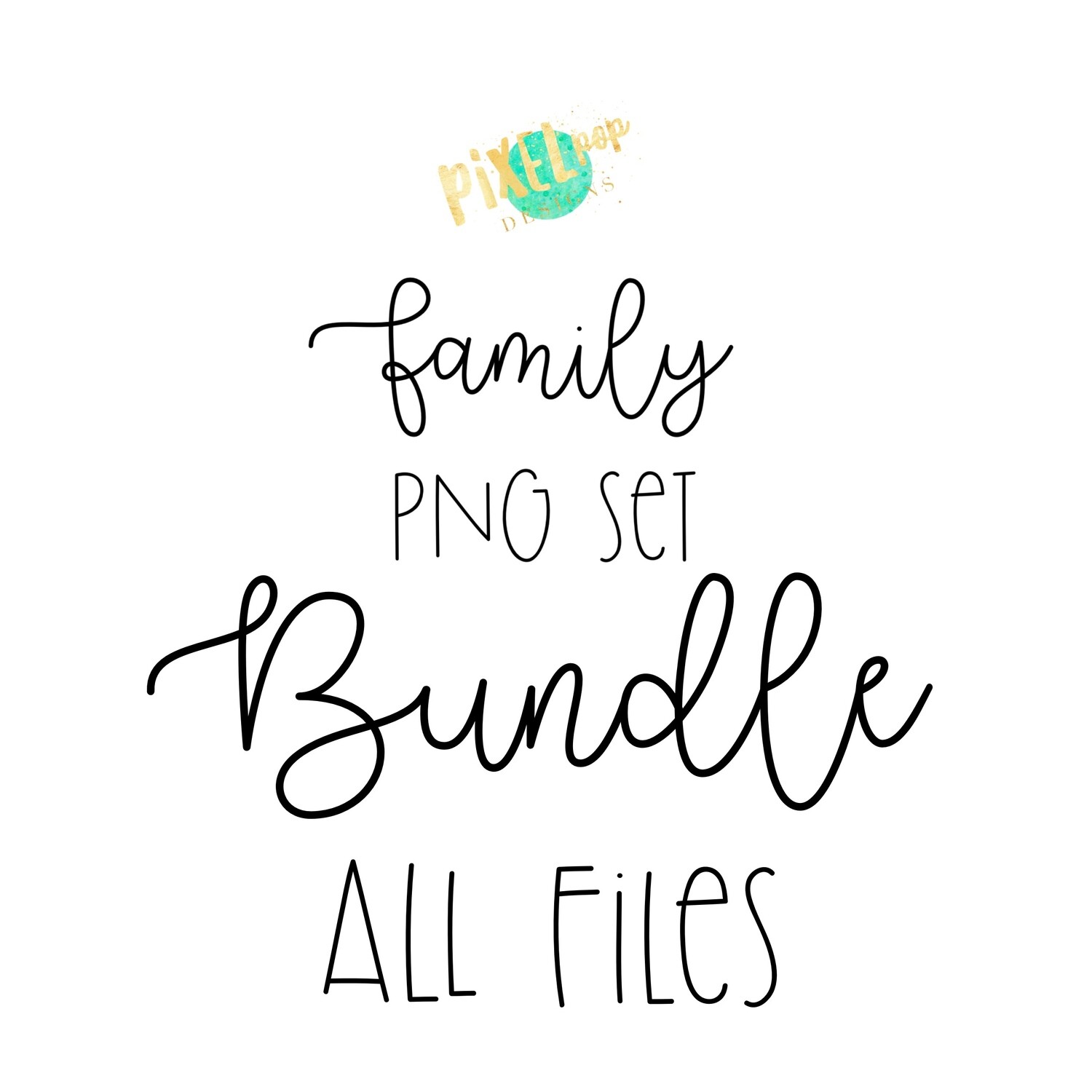 Classic Plaid Stick People Figure Family Members BUNDLE SET | PNG Sublimation | Family Ornament | Family Portrait Images | Digital Download | Digital Art