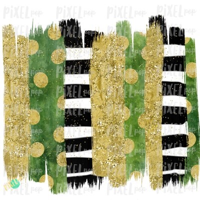 Saint Patrick's Day Brush Stroke Background Sublimation PNG | Design | Hand Painted Art | Digital Download | Printable | St. Paddy's Day