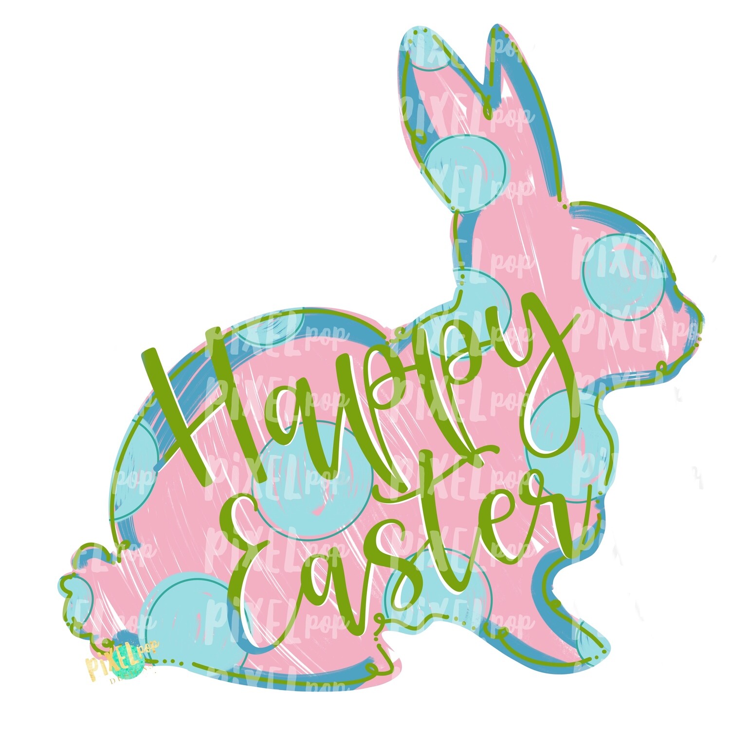 follow the bunny easter sublimation png