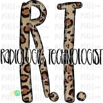 Radiologic Technologist Leopard Sublimation PNG | Sublimation | Hand Drawn Art | Nursing PNG | Medical Art | Digital Download | ArtClipart