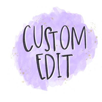 Brushstroke Design - Custom Colors