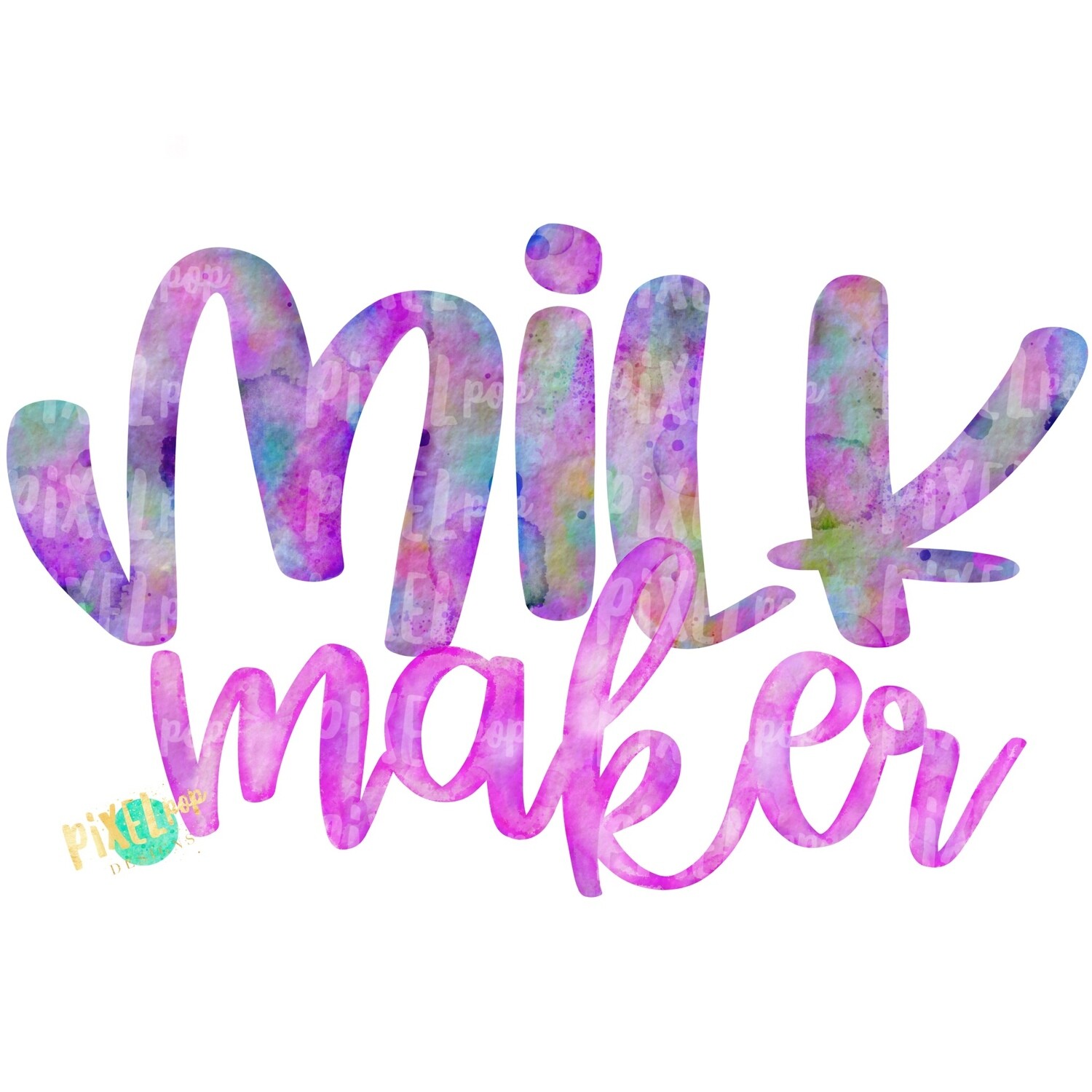 Milk Maker Pink Breastfeeding PNG | Breastfeeding Design | Sublimation Design | Hand Painted Watercolor PNG | Digital Download | Mother&#39;s Day