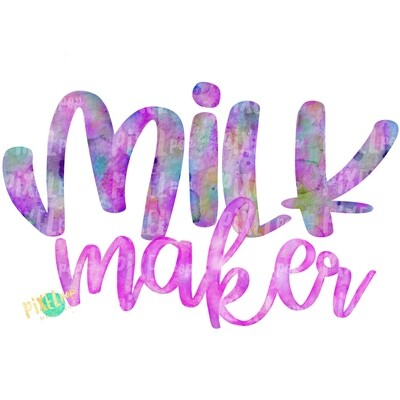 Milk Maker Pink Breastfeeding PNG | Breastfeeding Design | Sublimation Design | Hand Painted Watercolor PNG | Digital Download | Mother's Day