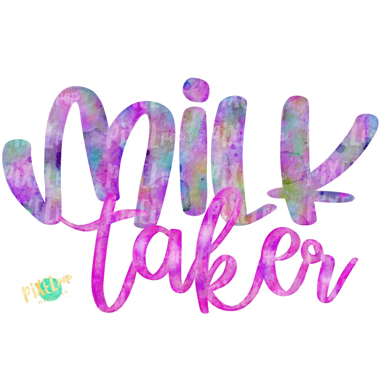 Milk Taker Pink Breastfeeding PNG | Breastfeeding Design | Sublimation Design | Hand Painted Watercolor PNG | Digital Download | Mother's Day