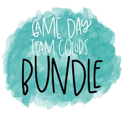 Game Day Team Colors Bundle - 34 Files