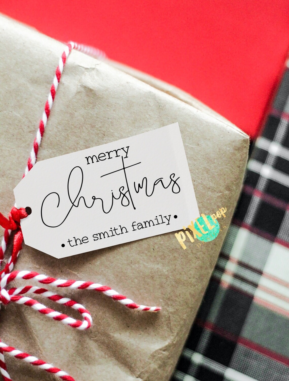 Custom DIY Printable Gift Tags - Simple + Clean