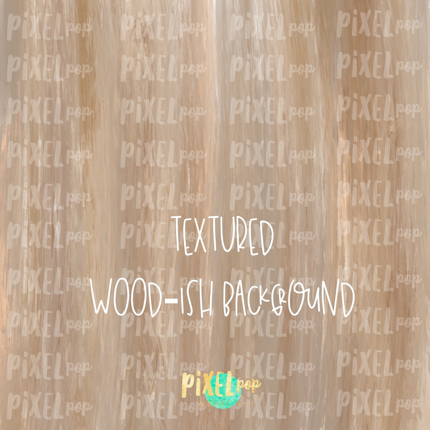 Natural Wood-ish Background Digital Paper PNG | Hand Painted Art | Sublimation PNG | Digital Download | Digital Scrapbooking Paper