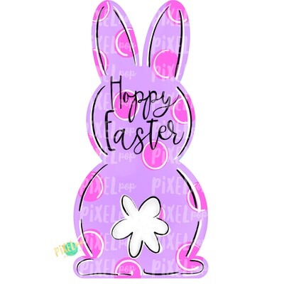 Bunny Back Lavender Easter PNG | Easter Bunny | Easter | Rabbit | Hop | Bunny PNG | Bunny Design | Bunny Tail | Easter Design | Easter PNG