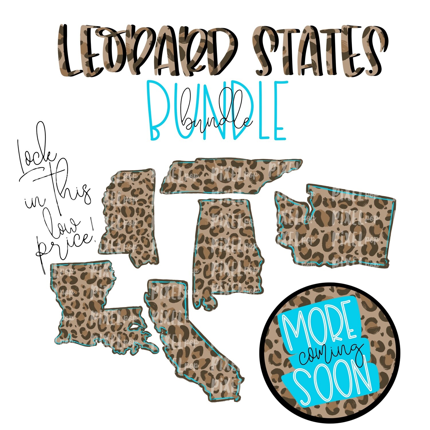 Blank State Shapes LEOPARD Bundle - 14 Files (and counting)