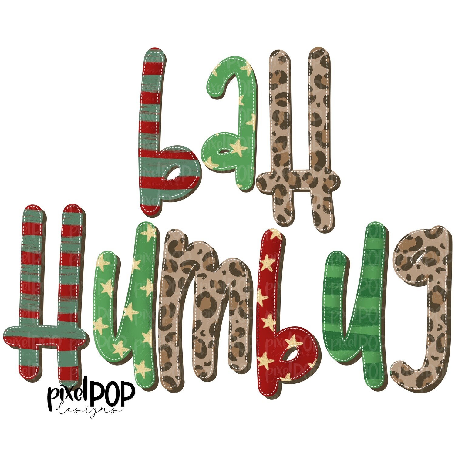 Bah Humbug PNG | Christmas Design | Holiday Art | Christmas Clip Art | Sublimation | Digital Download | Printable Artwork | Art