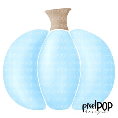 Sweet Painted Pumpkin Blue PNG | Pastel Pumpkin | Pumpkin | Pumpkin PNG Design | Hand Painted Design | Fall Art | Fall Design | Fall Art