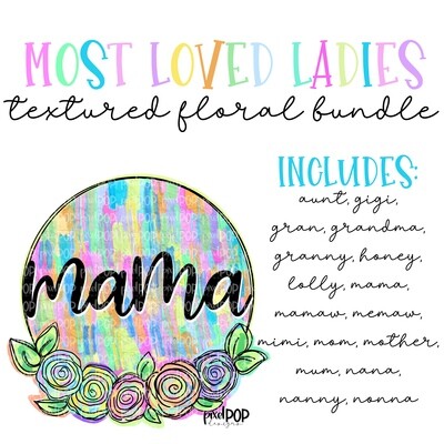 Most Loved Ladies Textured Floral Bundle - 18 Designs