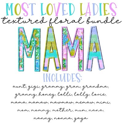 Most Loved Ladies Floral Stripe Bundle - 23 Designs