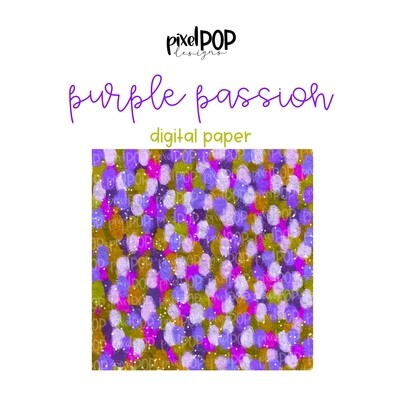 Purple Passion Digital Paper PNG | Digital Paper | Hand Painted | Sublimation PNG | Digital Download | Digital Scrapbooking Paper
