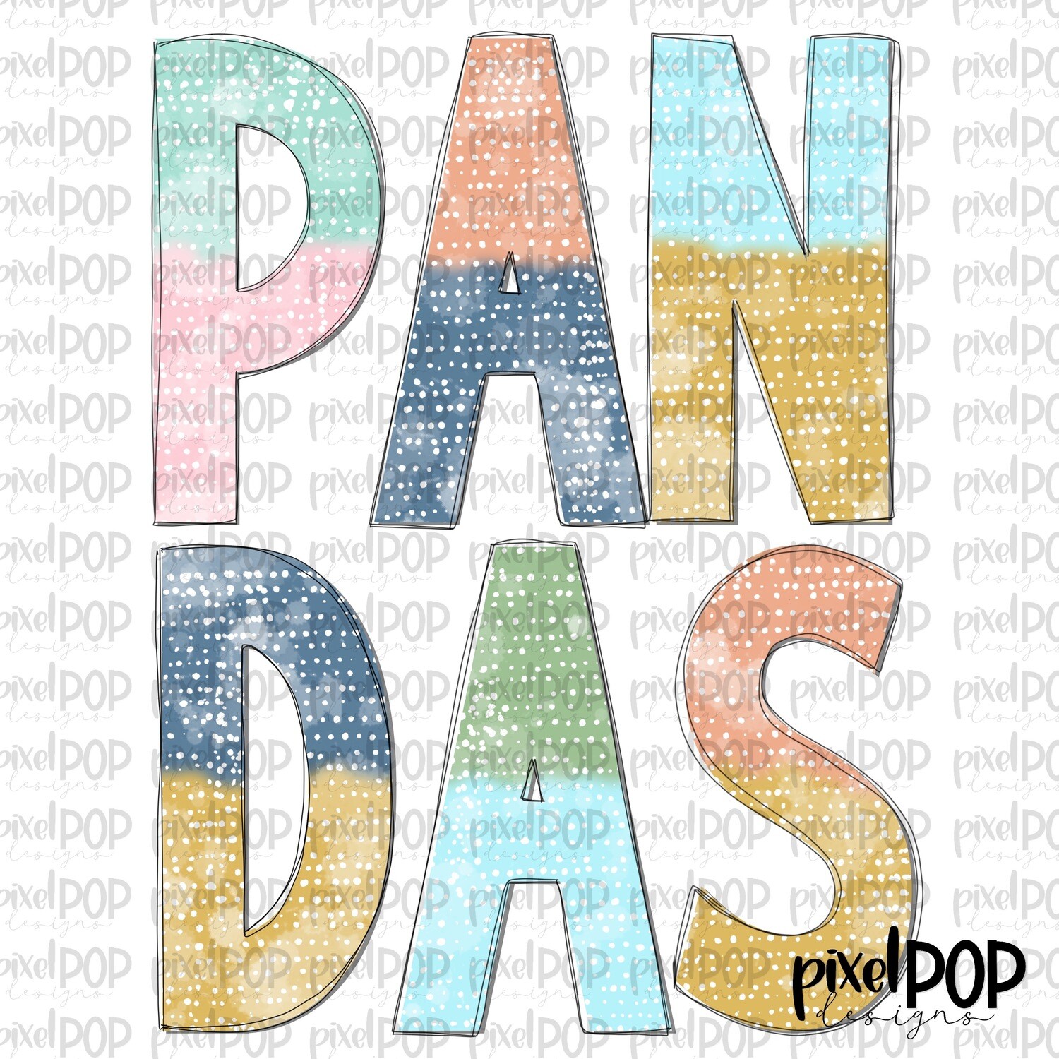 Batik Style Pandas PNG | Team Sublimation Design | Team Spirit Design | Pandas Clip Art | Digital Download | Printable Artwork