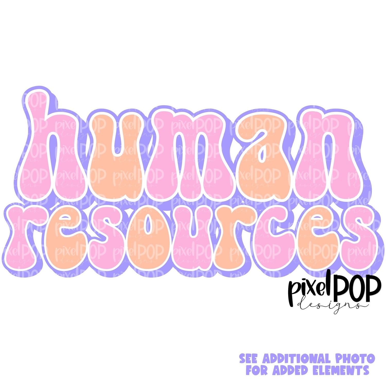 Retro Occupations Human Resources PNG Image Sublimation Art | Hand Drawn Art | Digital Design Download | Clipart
