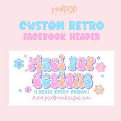 Custom Retro Style Facebook Header Image Request