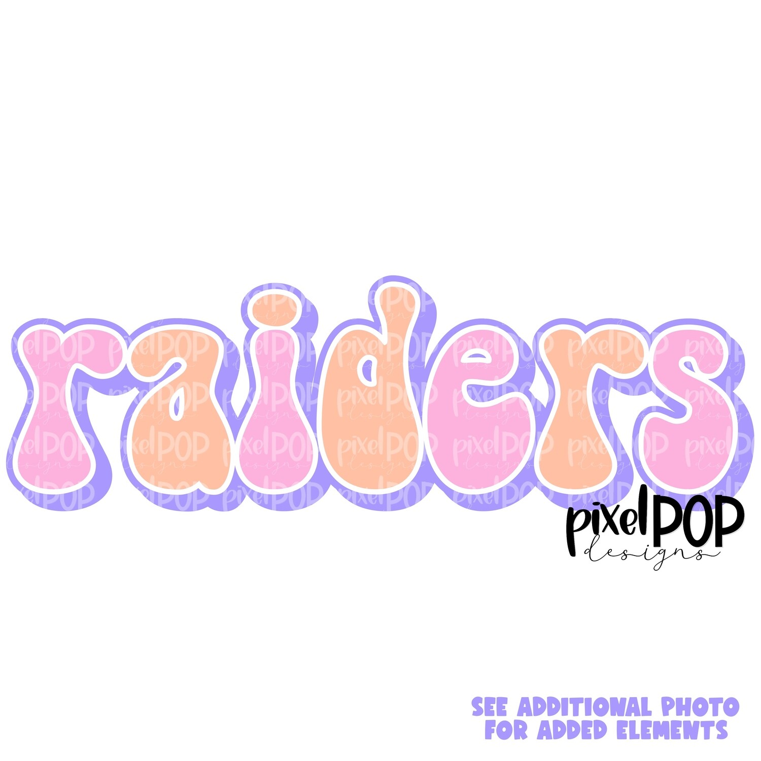 Retro Mascot Raiders PNG | Team Sublimation Design | Team Spirit Design | Raiders Clip Art | Digital Download | Printable Artwork