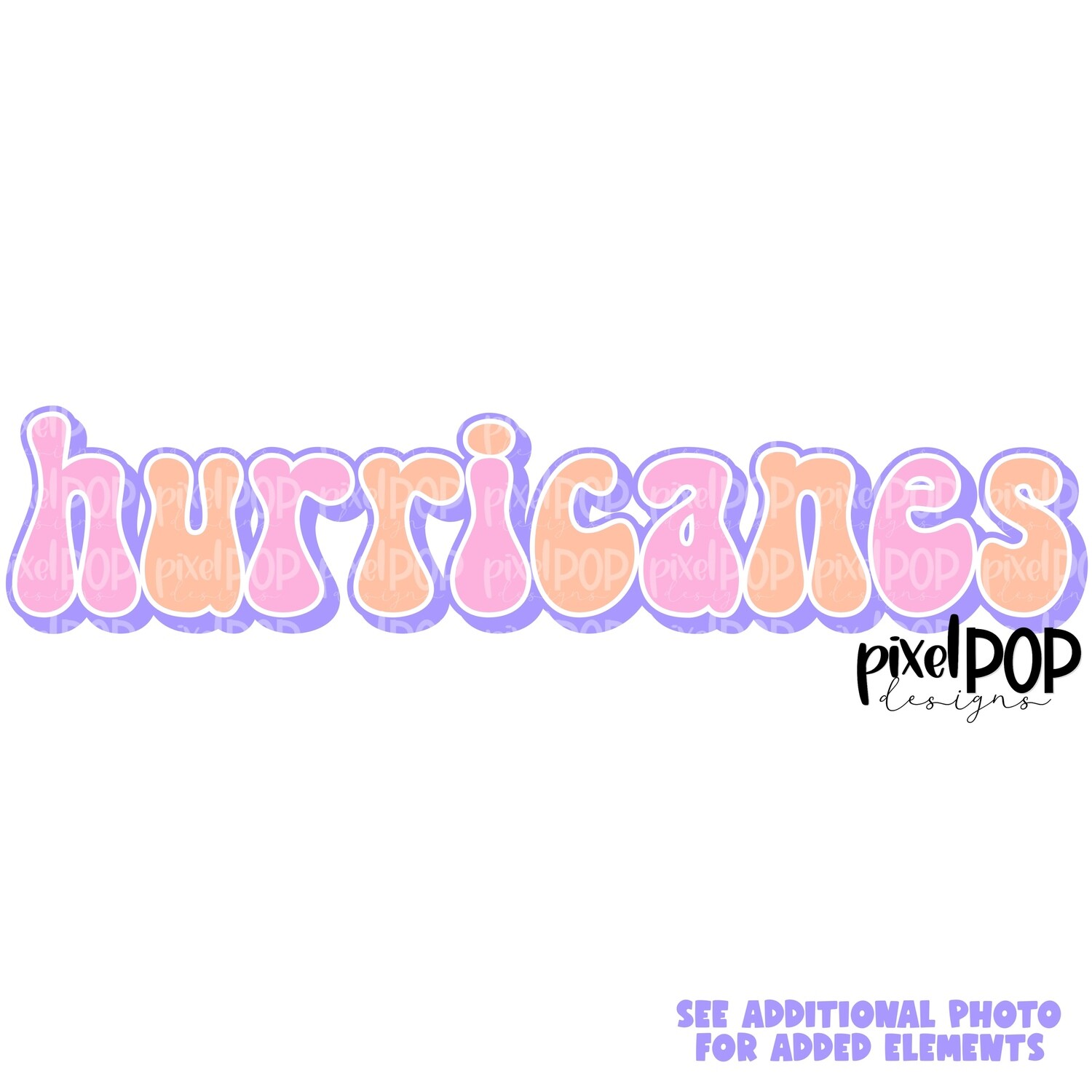 Retro Mascot Hurricanes PNG | Team Sublimation Design | Team Spirit Design | Hurricanes Clip Art | Digital Download | Printable Artwork