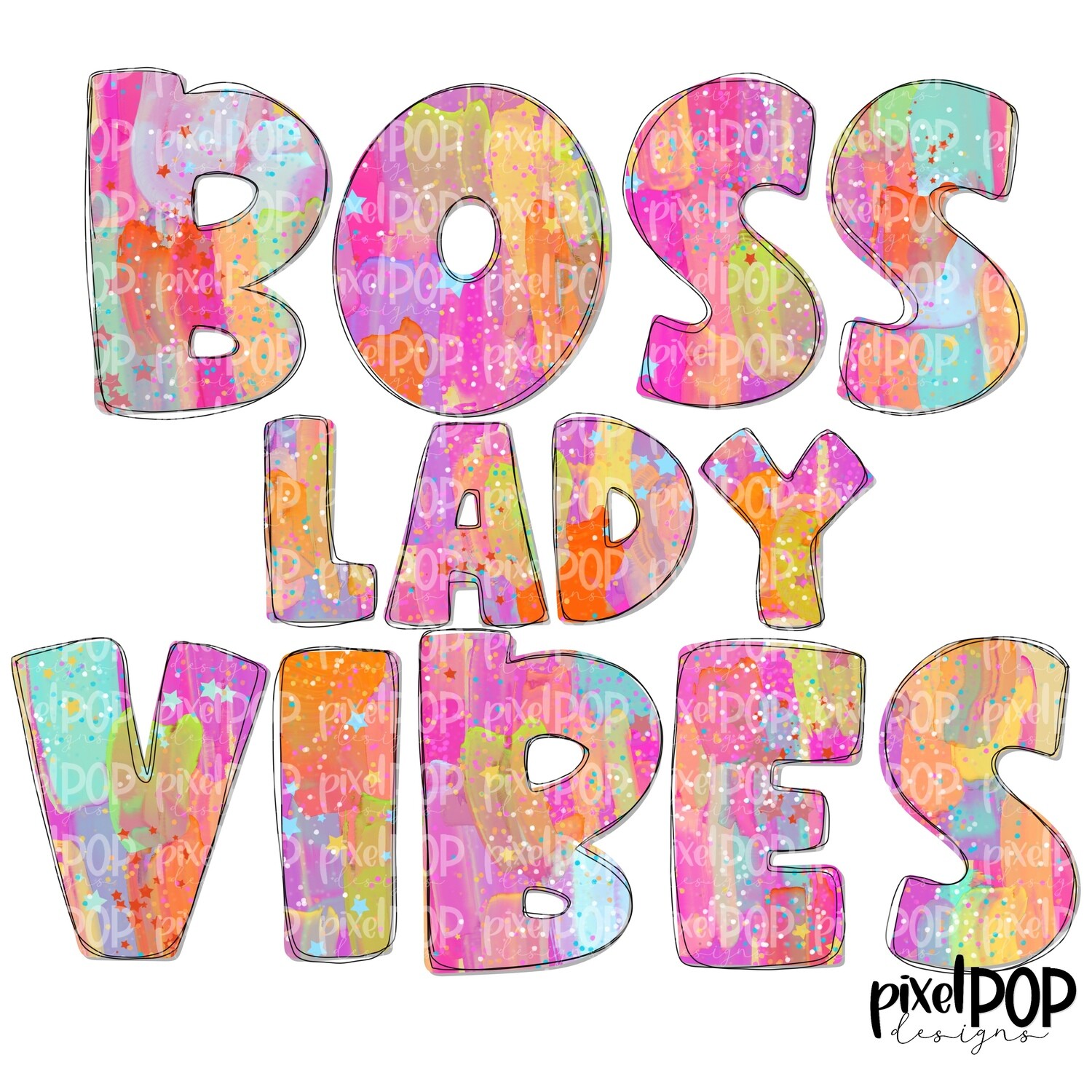 Boss Lady Vibes PNG | Entrepreneur | Business Art | Small Business Marketing Image | Small Business Sticker Art | Business Art