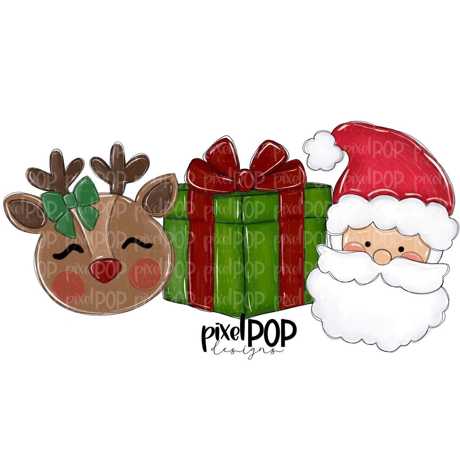 Reindeer Girl, Present, and Santa
light Trio PNG | Christmas Art | Santa | Santa Clip Art | Santa Claus | Christmas | Digital Download | Printable Artwork | Art