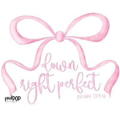 Down Right Perfect Pink Pastel Bow Watercolor PNG Set | Bow Art | Bows | Digital Bow Set | Painted Bows | Sublimation | Digital Download | Down Syndrome Awareness