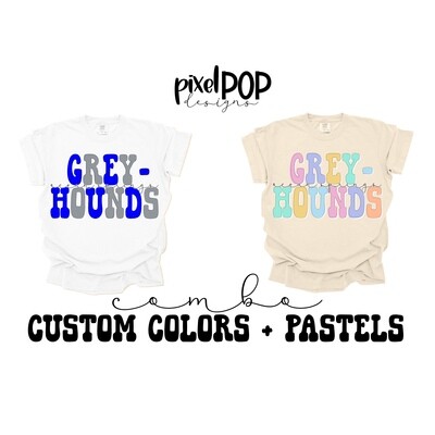 Bold Combo (Pastel AND Choice of Colors) Custom Image Request - 2 PNGS