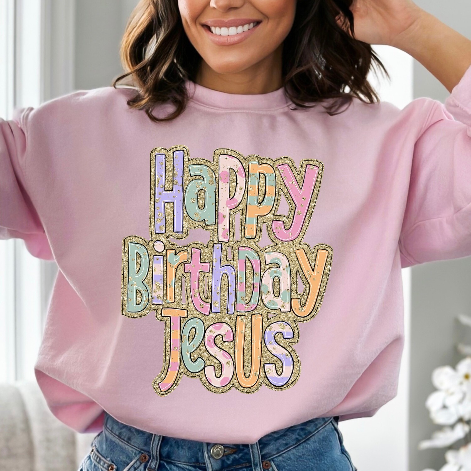 SOFT &amp; SWEET STYLE - Happy Birthday Jesus PNG Christmas Designs