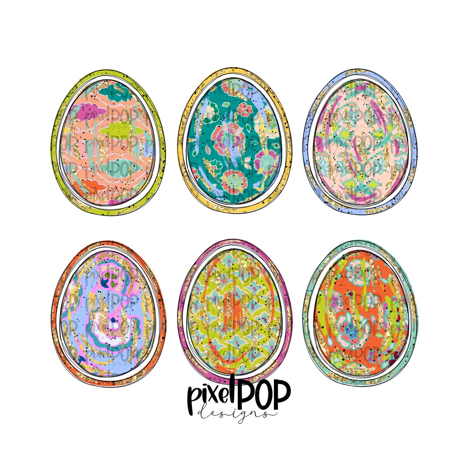 Easter Eggs Modern Quilt PNG | Easter Bunny | Easter | Rabbit | Hop | Bunny PNG | Bunny Design | Bunny Tail | Easter Design | Easter PNG