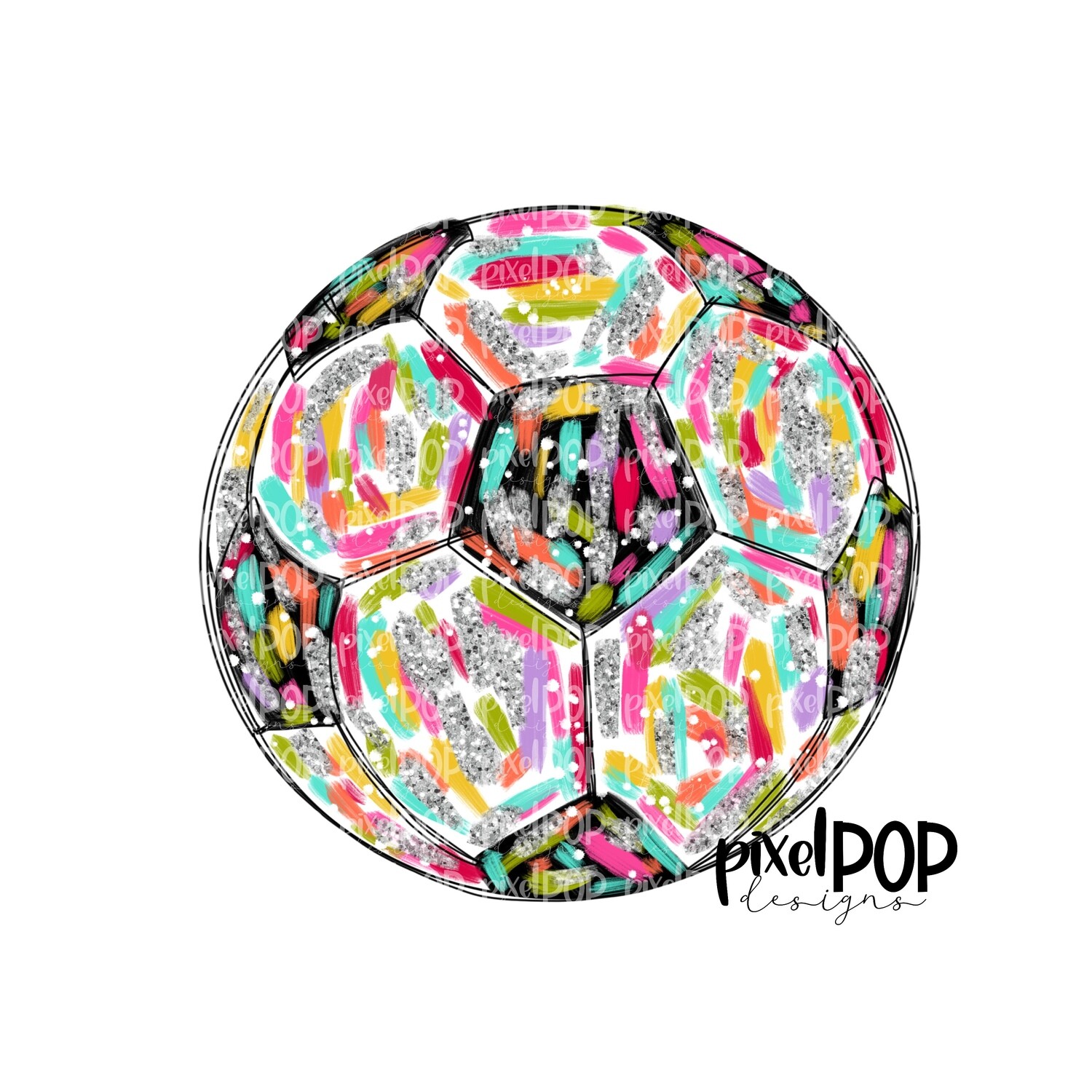 Soccer Shape Silver Glitter Glitz PNG Design | Soccer Futball Design | Sublimation Design | Heat Transfer | Sports PNG | Digital Download
